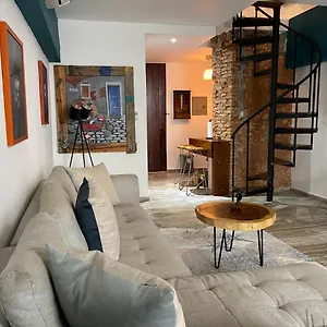 Full Moon At Old Apartment San Juan